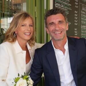 Mariage de Karin Viard et Manuel Herrero, à Paris. Juin 2022. Photo partagée par l'actrice sur Instagram.