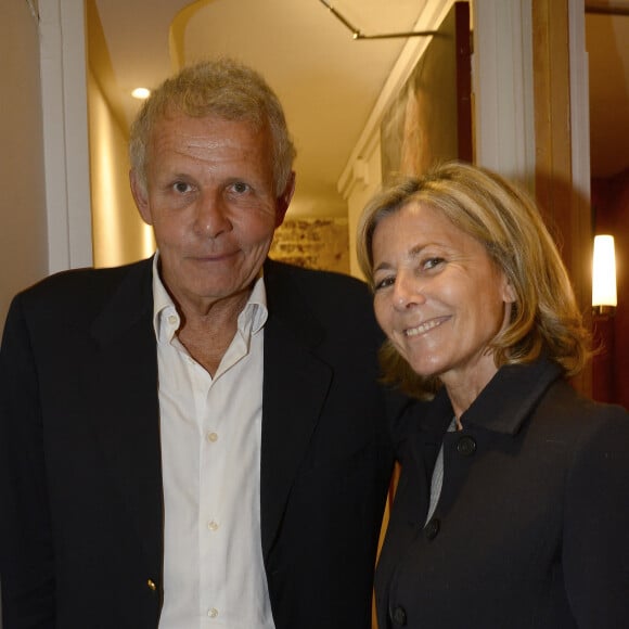 Patrick Poivre d'Arvor et Claire Chazal - Dernière de la pièce " Garde Alternée" avec PPDA au Théâtre de la Gaîté Montparnasse à Paris. © Coadic Guirec / Bestimage