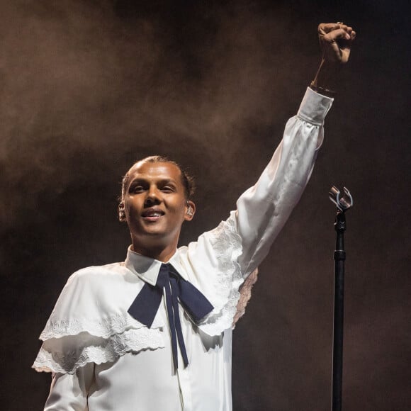 Le chanteur Stromae lors du Festival de Coachella à indio, Los Angeles, Californie, Etats-Unis, le 23 avril 2022. © Daniel DeSlover/Zuma Press/Bestimage 