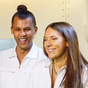Stromae et sa femme Coralie Barbier ( enceinte)
