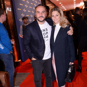 François-Xavier Demaison et sa femme Anaïs Tihay lors de la soirée de réouverture de la boutique "Breitling", située rue de la Paix. Paris, le 3 octobre 2019. © Rachid Bellak/Bestimage 