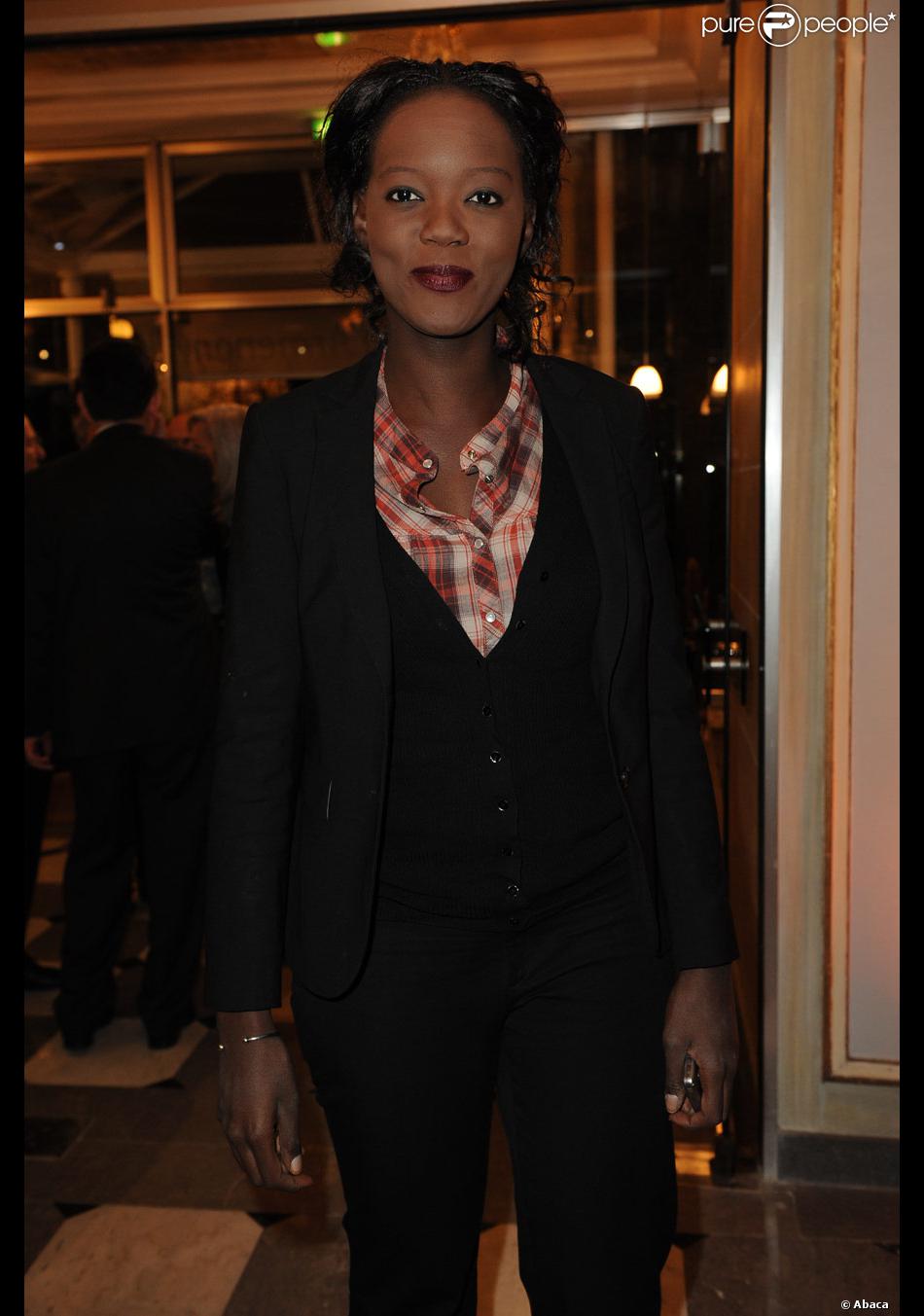 Rama Yade lors du dîner du Crif au pavillon d'Armenonville ...