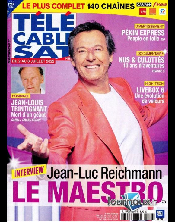 Couverture du magazine "Télé Câble Sat" du 27 juin 2022