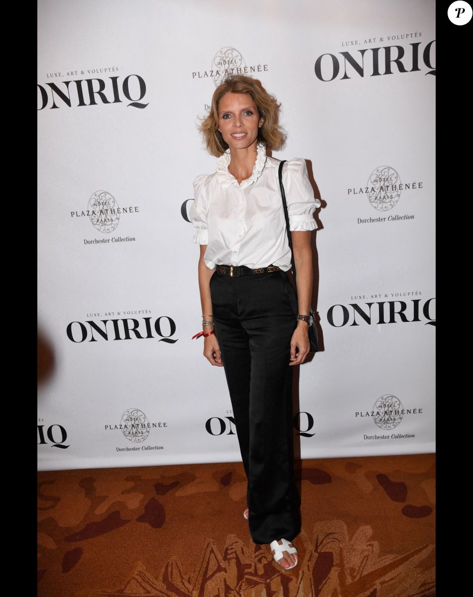 Sylvie Tellier - Soirée de lancement du magazine Oniriq à l'hôtel Plaza Athénée à Paris le 26 juin 2022.