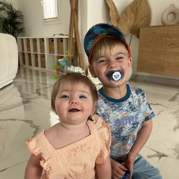 Jessica Thivenin et Thibault Garcia sont les heureux parents de deux enfants, Maylone (né en octobre 2019) et Leewane (née en août 2021) - Instagram