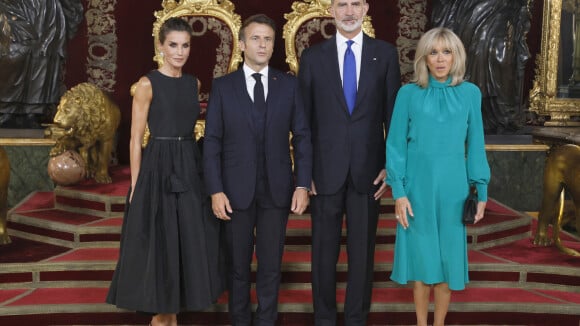 Brigitte Macron et Letizia d'Espagne, duo de charme pour un dîner très attendu
