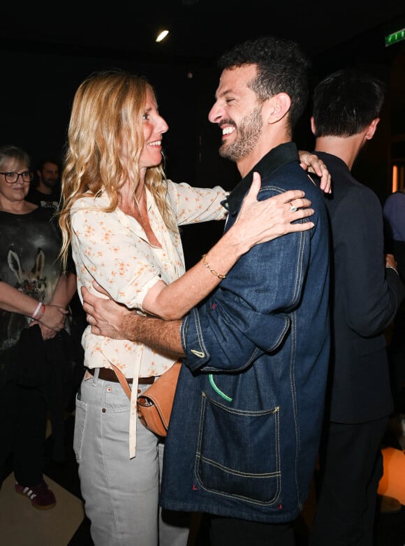 Exclusif - Sandrine Kiberlain et Vincent Dedienne - 100e du spectacle de Vincent Dedienne, "Un soir de gala", au théâtre Marigny. Paris, le 27 juin 2022. © Coadic Guirec/Bestimage