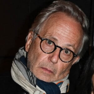 Exclusif - Fabrice Luchini avec sa compagne Emmanuelle Garassino et Jean Robert-Charrier - 100e du spectacle de Vincent Dedienne, "Un soir de gala", au théâtre Marigny. Paris. © Coadic Guirec/Bestimage