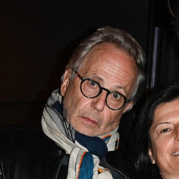 Exclusif - Fabrice Luchini avec sa compagne Emmanuelle Garassino et Jean Robert-Charrier - 100e du spectacle de Vincent Dedienne, "Un soir de gala", au théâtre Marigny. Paris. © Coadic Guirec/Bestimage