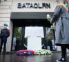 Hommage aux victimes des attentats du Bataclan. © Eric Tchaen / Pool / Bestimage