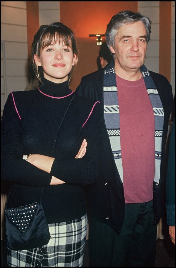 Sophie Marceau et Andrzej Zulawski - Inauguration de l'hôtel Marignan à Paris le 14 janvier 1992