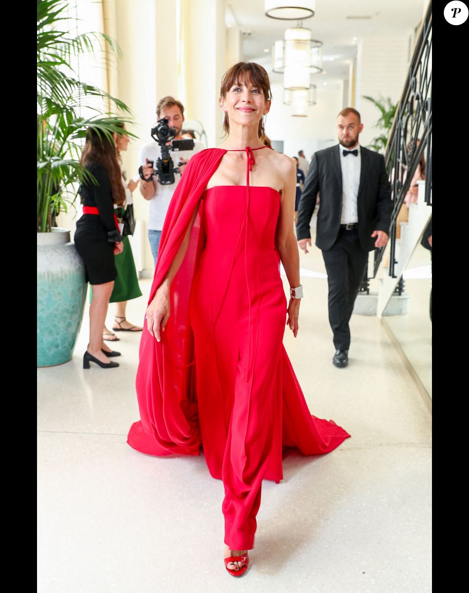 Sophie Marceau à l'hôtel "Martinez" lors du 75ème Festival International du Film de Cannes, France, le 24 mai 2022. © Tiziano Da Silva/Bestimage