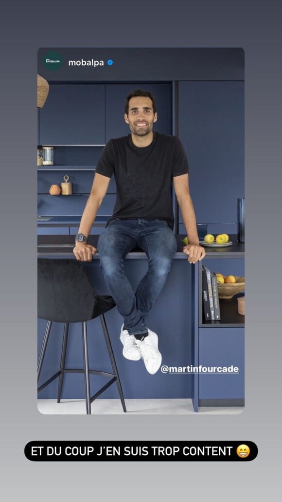 Martin Fourcade dévoile les images de sa maison joliment rénovée sur Instagram, le 1er juillet 2022.
