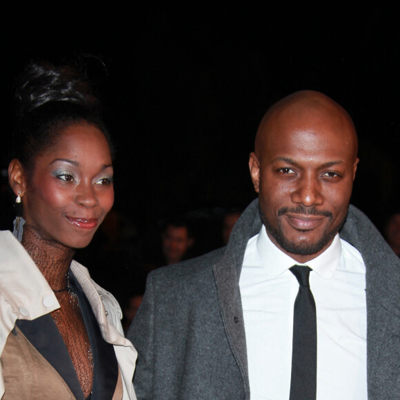 Archive - Harry Roselmack et sa femme Chrislaine lors des 13e NRJ Music Awards a Cannes le 28 janvier 2012.