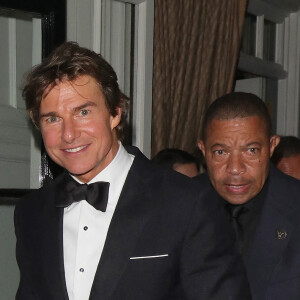 Tom Cruise à la sortie de la première du film "Top Gun: Maverick" à Londres, le 19 mai 2022. 