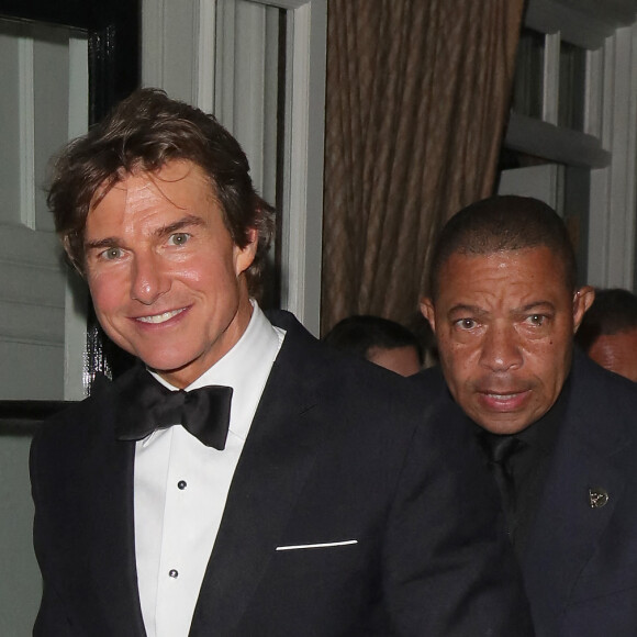 Tom Cruise à la sortie de la première du film "Top Gun: Maverick" à Londres, le 19 mai 2022. 