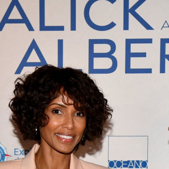 Sonia Rolland et le prince Albert II de Monaco - 23e Rencontres internationales du cinéma des antipodes à Saint Tropez, le 13 octobre 2021. © Bruno Bebert / Bestimage