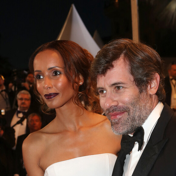 Sonia Rolland et Jalil Lespert - Montée des marches du film "Le Redoutable" lors du 70e Festival de Cannes. Le 21 mai 2017. © Borde-Jacovides-Moreau / Bestimage