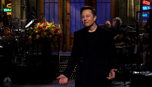 Capture d'écran de Elon Musk dans l'émission "Saturday Night Live". Le 8 mai 2021 © NBC-SNL / Zuma Press / Bestimage 
