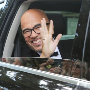 Mariage religieux de Pascal Obispo et Julie Hantson en l'église Notre-Dame-des-Flots au Cap-Ferret