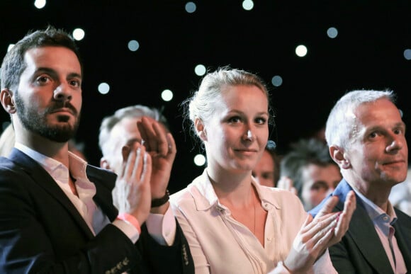 Marion Maréchal et son mari Vincenzo Sofo - Convention de la Droite à La Palmeraie, Paris, France, le 28 septembre 2019