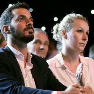 Marion Maréchal et son mari Vincenzo Sofo - Convention de la Droite à La Palmeraie, Paris, France, le 28 septembre 2019