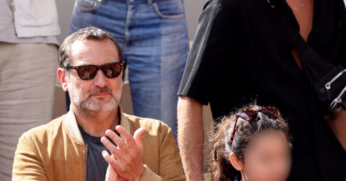 Gilles Lellouche and his daughter Ava in the opengraph