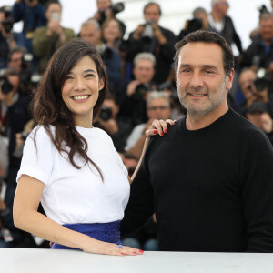 Mélanie Doutey et Gilles Lellouche - Photocall du film "Le grand bain" au 71ème Festival International du Film de Cannes. © Borde / Jacovides / Moreau / Bestimage 