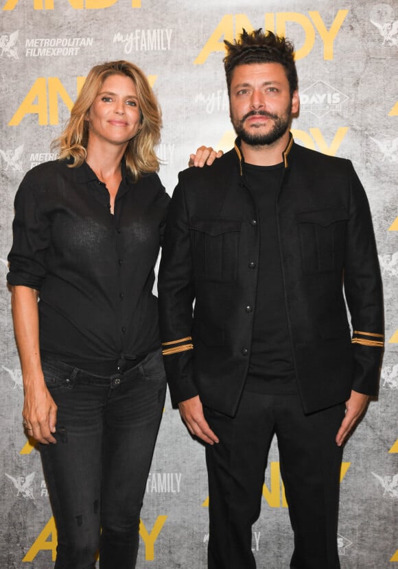 Alice Taglioni (enceinte) et Kev Adams - Avant-première du film "Andy" au cinéma Elysées Biarritz à Paris le 3 septembre 2019. © Coadic Guirec/Bestimage