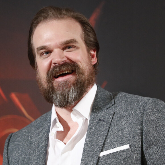 David Harbour - Photocall du film "Hellboy" à Madrid, le 20 mars 2019. 