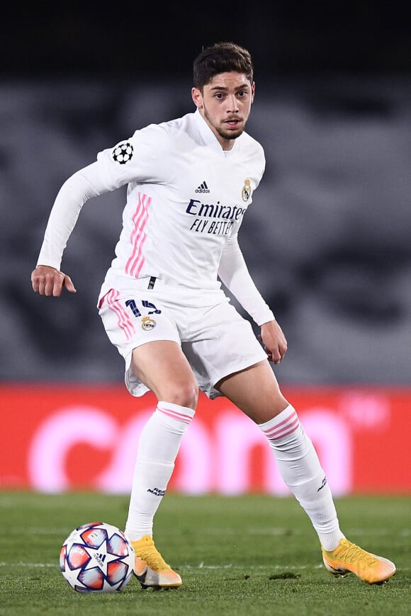 Federico Valverde - Real Madrid Vs Inter Milan - Match de football de la Ligue des Champions à Madrid le 3 novembre 2020.