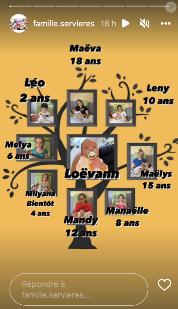 Laëtitia et Sébastien Servières (Familles nombreuses, la vie en XXL) ont eu neuf enfants - Instagram