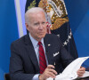 Le président des États-Unis, Joe Biden, participe à une réunion avec les gouverneurs pour discuter des efforts visant à protéger l'accès aux soins de santé reproductive à Washington. 