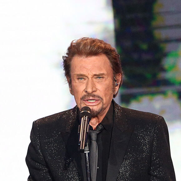 Exclusif - Johnny Hallyday - Enregistrement de l'émission Spécial Johnny Hallyday, "Johnny, la soirée événement", qui sera diffusée sur TF1 en prime-time le 20 décembre. 