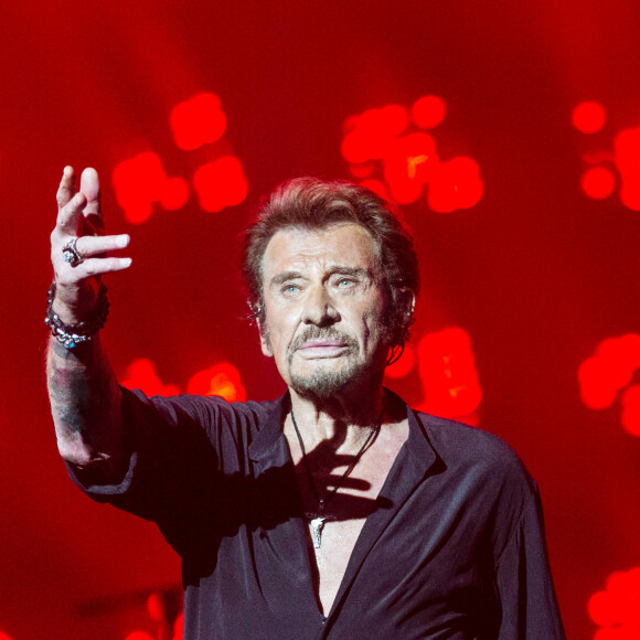 Exclusif - No Web No Blog - Johnny Hallyday en concert à l'Arena à Genève. Le 2 novembre 2015 © Cyril Moreau / Bestimage 