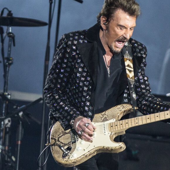 Exclusif - Johnny Hallyday en concert au Zénith de Toulouse. Le 20 octobre 2015 © Cyril Moreau / Bestimage 