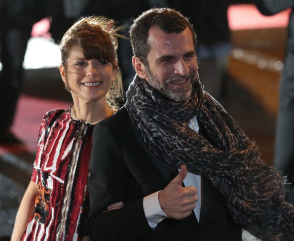 Marina Foïs et Eric Lartigau - Sorties de la 40ème cérémonie des César au théâtre du Châtelet à Paris. Le 20 février 2015.