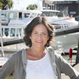 Charlotte Valandrey pour le feuilleton télévisé "Demain nous appartient" au photocall du quatrième jour du festival international du film de La Rochelle, France, le 15 septembre 2018. © Patrick Bernard/Bestimage 