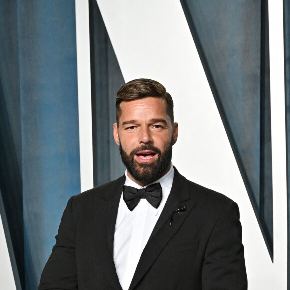 Ricky Martin au photocall de la soirée "Vanity Fair" lors de la 94ème édition de la cérémonie des Oscars au Wallis Annenberg Center for the Performing Arts dans le quartier de Beverly Hills, à Los Angeles, Californie, Etats-Unis, le 27 mars 2022. 