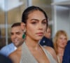 Georgina Rodriguez arrive à l'hôtel "Martinez" lors du 75ème Festival International du Film de Cannes, le 26 mai 2022. 
