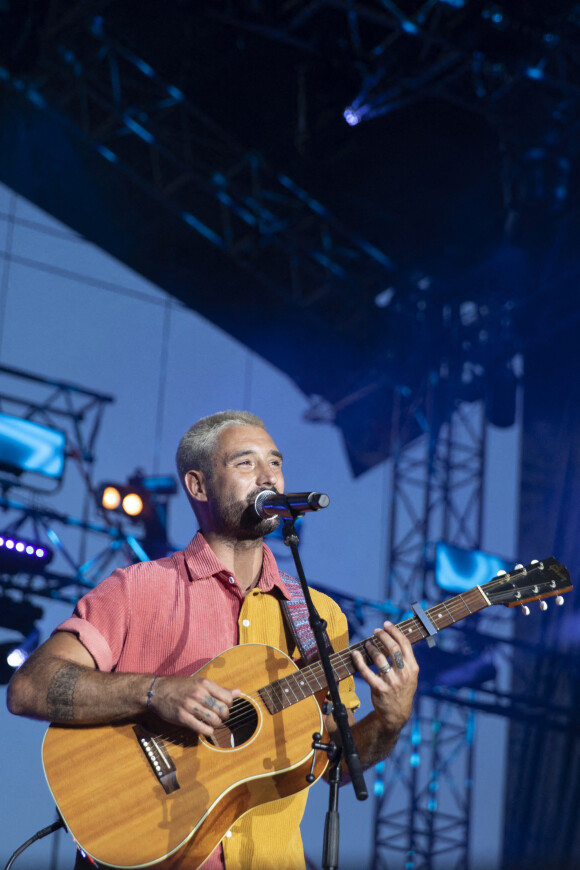 Jérémy Frerot lors du concert NRJ Music Tour à Toulouse. Le 14 juillet 2022 © Frédéric Maligne / Bestimage