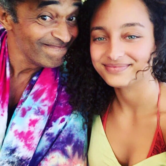 Yannick Noah et sa fille Eleejah