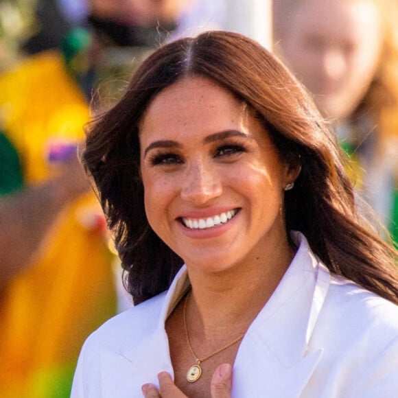 Le prince Harry et Meghan Markle assistent à une réception organisée par la ville de La Haye et le ministère néerlandais de la Défense, au Nations Home, la veille de l'ouverture des Invictus Games 2020 à Zuiderpark, La Haye, le 15 avril 2022. 