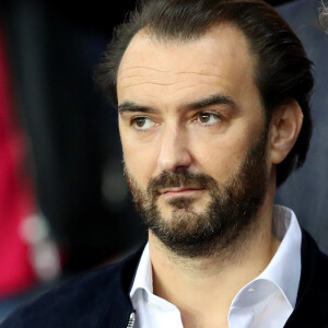 Cyril Lignac assiste au match de Champions League "PSG - Bayern Munich (3-0)" au Parc des Princes à Paris, le 27 septembre 2017. © Cyril Moreau/Bestimage 