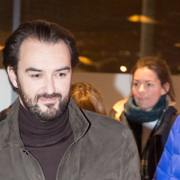 Cyril Lignac - Arrivées à l'avant-première du film "Rock'n Roll" au Pathé Beaugrenelle à Paris le 13 février 2017. 