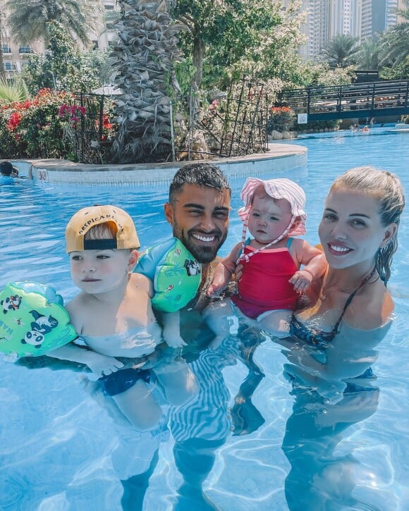 Jessica Thivenin et Thibault Garcia, stars de télé-réalité, forment une jolie famille avec leurs enfants Maylone et Leewane.