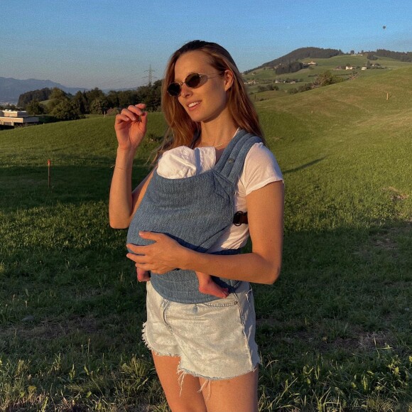 Ilona Smet et son premier bébé. Instagram. Le 17 juillet 2022.