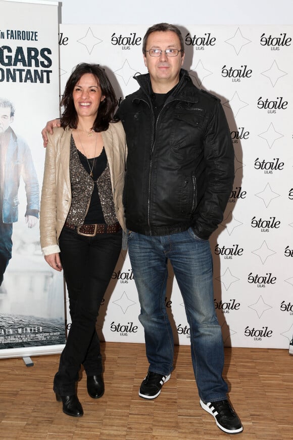 Helene Bizot et Alain Minier - Avant premiere du film 'Un p'tit gars de Menilmontant' a Paris le 26 fevrier 2013.