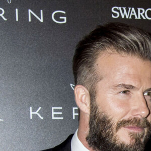 David Beckham et sa femme Victoria Beckham - Gala "Alexander McQueen : Savage Beauty" au Victoria and Albert Museum à Londres, le 12 mars 2015. 