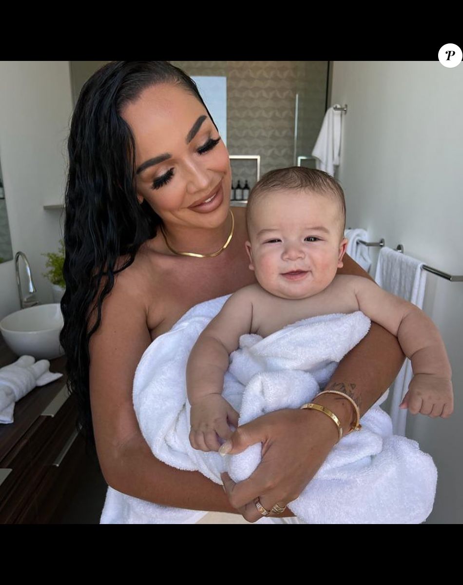 Jazz Correia avec son fils London